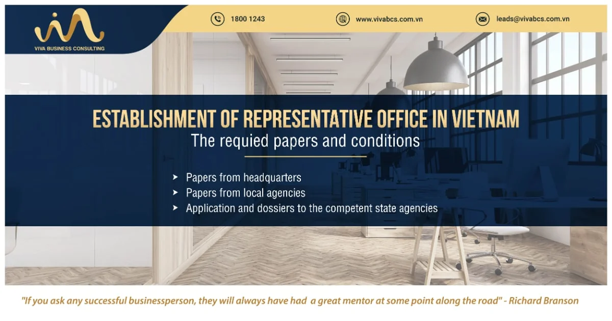 Establish representative office: Condition & Required papers