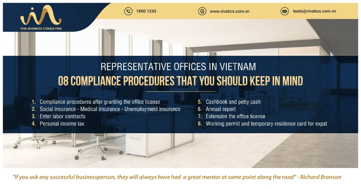 08 Compliance procedures for representative offices in Vietnam
