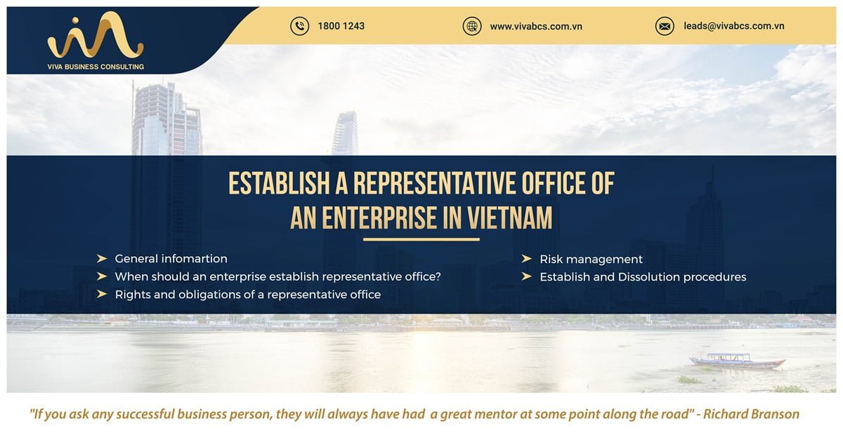 Establish representative office of enterprises in Vietnam