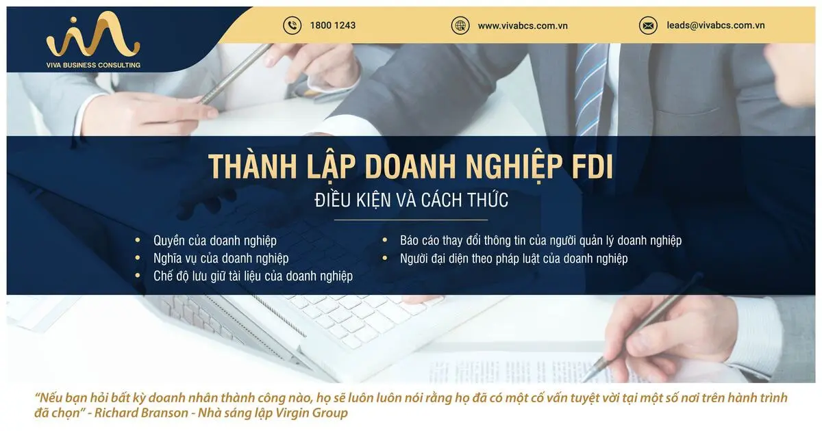 Thành lập doanh nghiệp FDI tại Việt Nam: điều kiện và cách thức