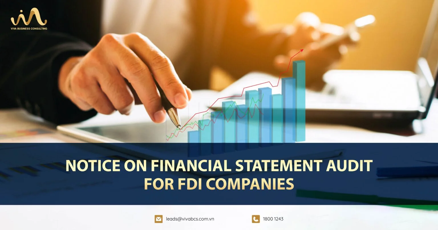 Notice on financial statement audit for FDI companies