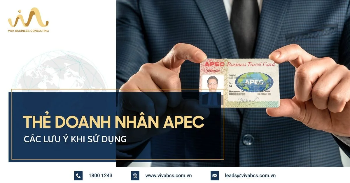 Các lưu ý khi sử dụng thẻ doanh nhân APEC