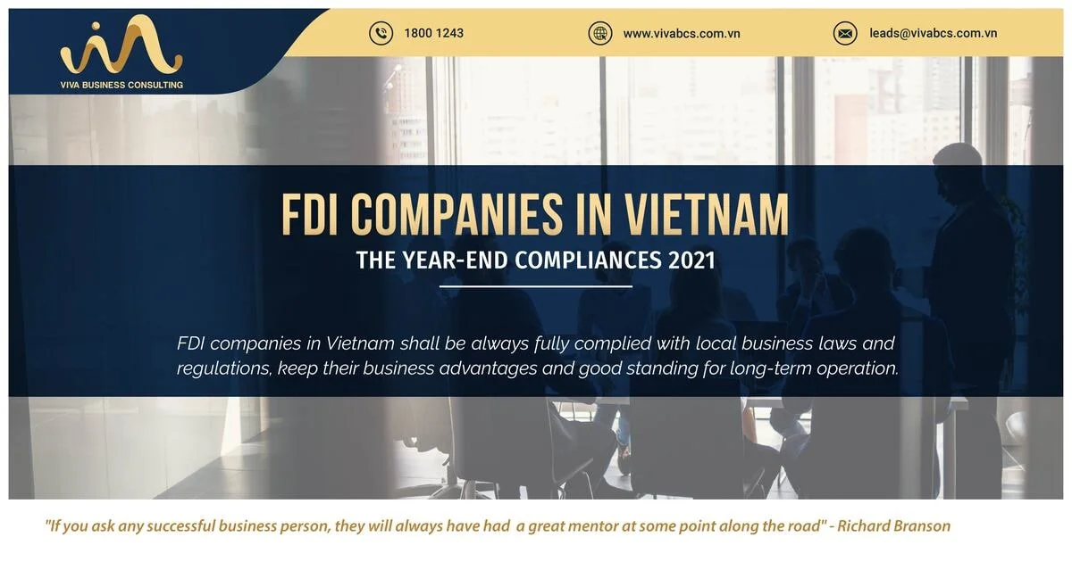 FDI companies in Vietnam - The required compliances for year-end 2021