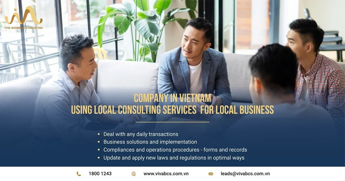 Company in Vietnam using local consulting services