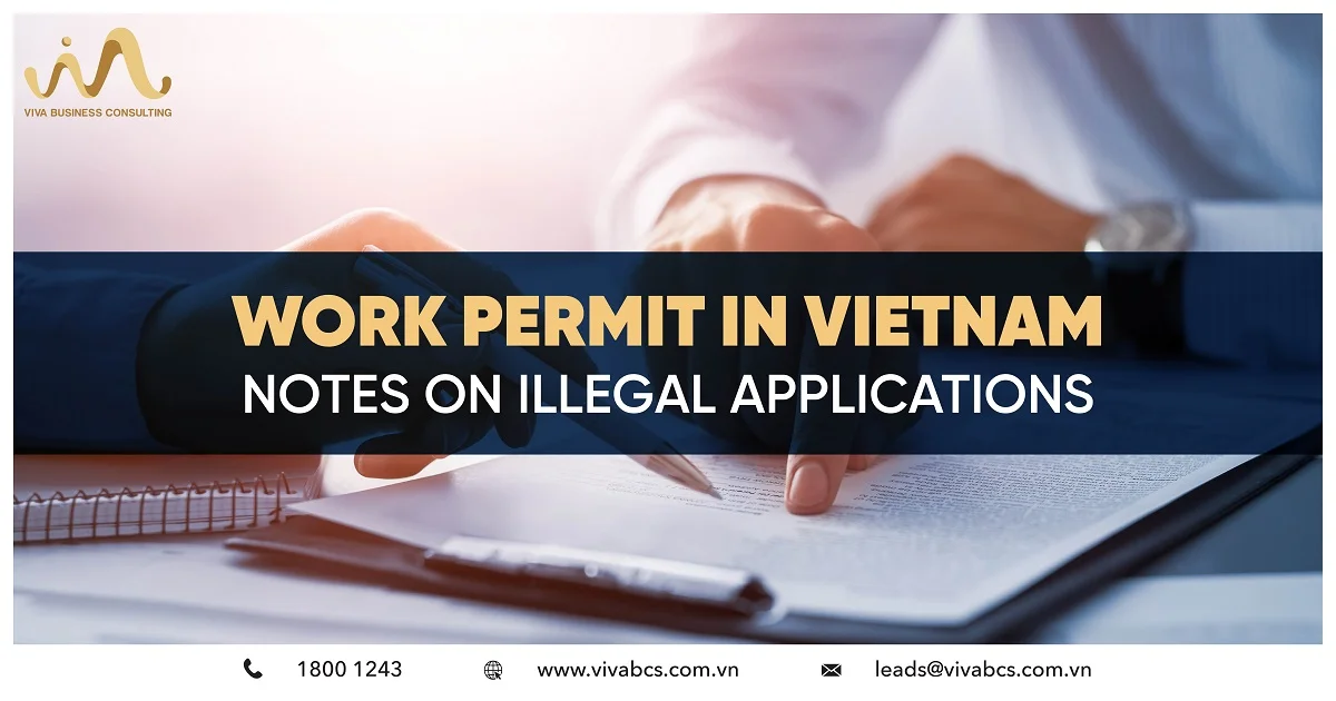 Work permit in Vietnam - Noted on illegal application