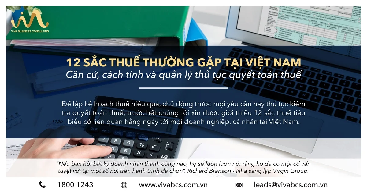 12 sắc thuế thường gặp tại Việt Nam